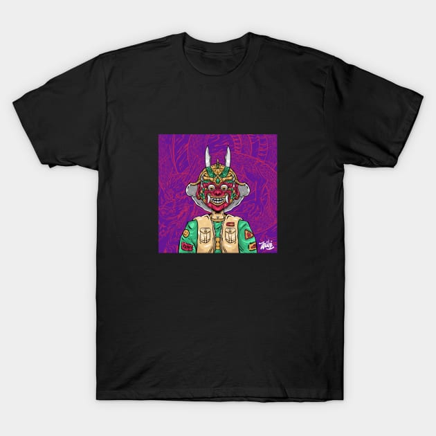 Modern samurai japanese T-Shirt by widhim